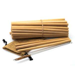Jungle Straws Reusable Bamboo Straws Eco Friendly Straw Set Wholesale Straws